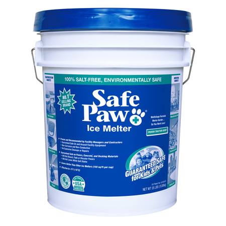Safe Paw Non-Toxc Ice Melter Pet Safe, 35 lb., Pail 41035